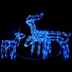 Steel Christmas Lights vidaXL Reindeers Christmas Lamp 3pcs