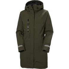 Helly Hansen W Adore Insulated Rain Coat - Utility Green