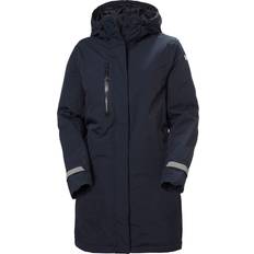 Helly Hansen W Adore Insulated Rain Coat - Navy