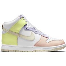 Nike Dunk High W - White/Cashmere/Lemon Twist