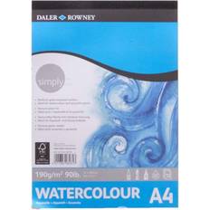 Water Based Watercolour Paper Daler Rowney Watercolour Pad Simply A4