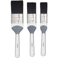 Harris Seriously Good Gloss Paint Brush 3 Pack Grey