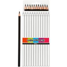 Colortime colouring pencils, L: 17 cm, lead 3 mm, black, 12 pc/ 1 pack