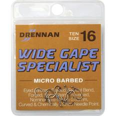 Drennan Wide Gape Specialist Micro Barbed Hooks Size 12 Qty 10