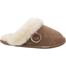 Women Slippers Cotswold Lechlade Sheepskin Mule - Chestnut