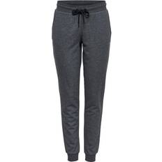 Only Play Elina Slim Fitted Sweat Pants - Grey/Dark Grey Melange