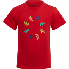 adidas Kid's Adicolor T-shirt - Vivid Red (HE6839)