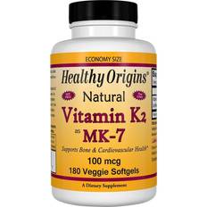 Healthy Origins Vitamin K2 MK-7 100 mcg 180 Veg Softgels