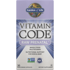 Garden of Life Vitamin Code Raw Prenatal 30 Capsules