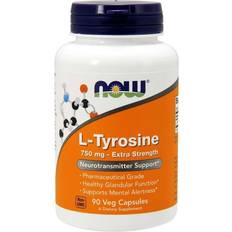 Now Foods L-Tyrosine 750 mg 90 Capsules