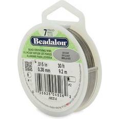 7 Strand Bead Stringing Wire bright .015 in. (0.38 mm) 30 ft. spool