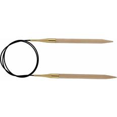 Knitpro 60 cm x 10 mm Basix Fixed Circular Needles, Birch