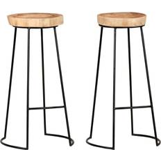 vidaXL 287352 Bar Stool 76cm 2pcs