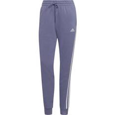 Adidas Women's Essentials French Terry 3-Stripes Joggers - Orbit Violet/White