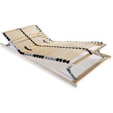 Electronic Bed Frames vidaXL 28 Slatted Bed Base Adjustable Head & Foot 70X200cm