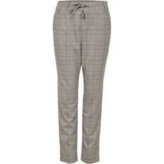 Only Poptrash Checked Trouser - Black