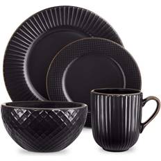 Black Dinner Sets Tower Empire Dinner Set 16pcs