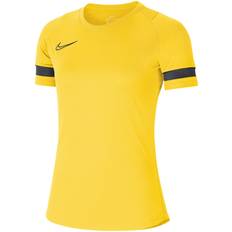 Nike Women - Yellow T-shirts & Tank Tops Nike Dri-FIT Academy Football T-shirt Women - Yellow