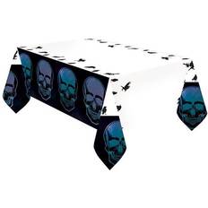 Amscan 9907409 Halloween Boneshine Fever Purple Skull Paper Table Cover 1.2m x 1.8m