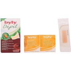 Byly Facial Hair Removal Strips Depil Chocolate (12 uds)