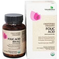 Futurebiotics Organic Folic Acid 800 mcg 120 Vegetarian Tablets