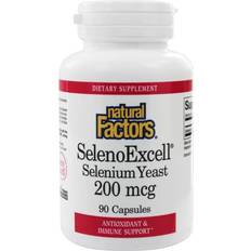 Natural Factors SelenoExcell Selenium Yeast 200 mcg 90 Capsules