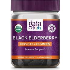 Gaia Herbs Black Elderberry Kids Daily Gummies 40 Vegan Gummies