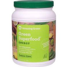 Amazing Grass Green SuperFood Energy Drink Powder Lemon Lime 100 Servings