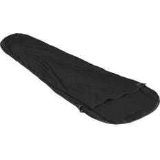 EuroHike Travel Sheets & Camping Pillows EuroHike Fleece Sleeping Bag Liner DLX Mummy, Black
