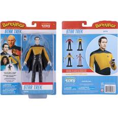 The Noble Collection Star Trek Lieutenant Commander Data BendyFig 7.5 Inch Action Figure