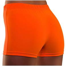 Wicked Costumes Adult Funky Festival 80's Neon Orange Hot Pants M/L Fancy Dress Accessory