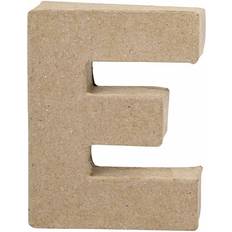 Creativ Company Letter, E, H: 10 cm, W: 7,5 cm, thickness 1,7 cm, 1 pc