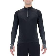 UYN Exceleration Long Sleeve Zip Men - Black/Cloud