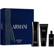Black code armani Giorgio Armani Men's Perfume Set Black Code (3 pcs)