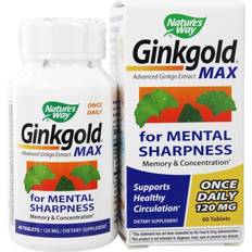 Natures Way Ginkgold Max 120 mg 60 Tablets