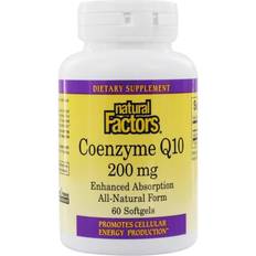 Natural Factors Coenzyme Q10 200 mg 60 Softgels