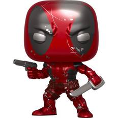 Marvel POP Figur 80th First Appearance Deadpool Metallic Exclusive