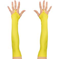 Widmann Neon Colour Fingerless Satin Gloves