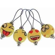 Stitch Markers Knitpro KP11251 ZOONI: Bead Stitch Markers: Smileys, Assorted