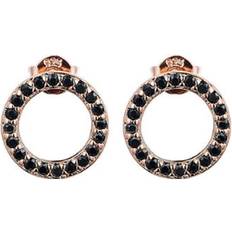 Rose Gold - Women Earrings Everneed Caroline Earrings - Rose Gold/Black