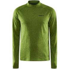 Skiing T-shirts Craft ADV SubZ Wool Long Sleeve 2 T-shirt Men - Green