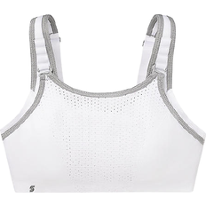 Glamorise Custom Control WonderWire Sports Bra - White/Gray