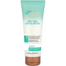 Rimmel London Sun Shimmer Body Exfoliator Pre Tan Gently Exfoliate Longer Lasting 125ml