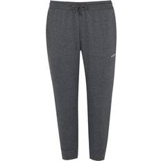 LA Gear Three Quarter Interlock Jogging Pants Ladies - Charcoal