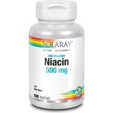 Solaray Vitamins & Minerals Solaray No Flush Niacin 500mg 100 pcs