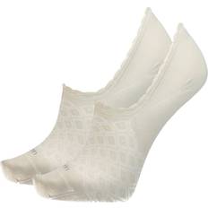 Calvin Klein Libby Diamond No Show Sock 2-pack - Beige