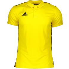 Adidas Men - Yellow Polo Shirts Adidas Core 18 Climalite Polo Shirt Men - Yellow