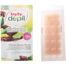 Byly Body Hair Removal Strips Depil Chocolate (12 uds)