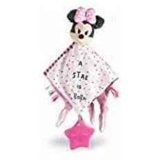 Clementoni 17344 -Disney Baby Minnie Soft Comforter Blanket-Suitable for 0 Months and Older-Machine Washable-Educational Toy for Toddlers, Multi-Colour, one Size