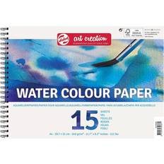 Water Based Watercolour Paper Talens skissbok Art Creation A4 240 gr papper tomt 15 ark